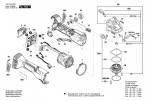 Bosch 3 601 JH6 002 GWS 18V-15 C Cordless Angle Grinder Spare Parts